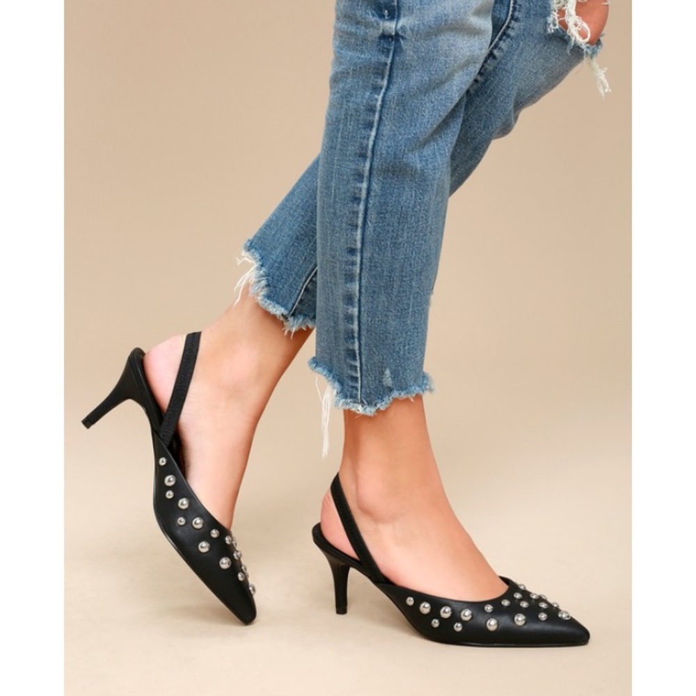 🌟Steve Madden Stud Kitten heel🌟 Sz 9